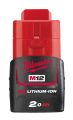 12 V Akku M12 B2 2.0 Ah Red Li-Ion