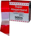 Barrier tape length 500 m width 80 mm red/white stripes 500m/box
