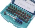 Bitsortiment 32 tlg. Torsionsbits Farbringe Schlitz/PH/PZD TX/TX-BO/6-KT