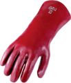 Chemical protective gloves Pirat size 10.5 red-brown EN 388, EN 374 category III