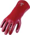 Chemical protective gloves Pirat size 10.5 red-brown EN 388, EN 374 category III