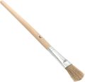 Emaillelackpinsel L.210mm B.20mm H.5mm Gr.3 helle Borste Weißbl.roh.Holzstiel