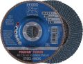 Fächerscheibe POLIFAN® Z SG POWER STEELOX D.125mm K.Z-40 kon.INOX ZK