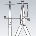 Flachrundzange 200mm