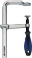 All-steel screw clamp clamping width 120 mm radius 60 mm 3-comp. handle