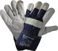 Handschuhe Weser Gr.10 blau Rindspaltleder EN 388 Kat.II PROMAT