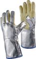 Hitzeschutzhandschuhe 5-Finger,Universalgr.natur/silber AR EN388,EN407 Kat.III