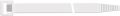 Cable tie length 1000 mm, width 12.5 mm polyamide natural not UV-resistant 50/ba