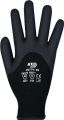Cold-resistant glove size 10 black terry loops EN 388, EN 511 category II