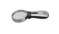 Hand magnifier with light Tech-Line Magnification 8x LED lens dm 30.0 mm Schweiz
