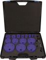 Keyhole saw set 17-piece 19-114 mm cutting depth 38 mm HSS-Co8 