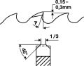 Metallkreissägeblatt Form C D.275mm B.2,5mm HSS Bohrungs-D.32mm Z.180  