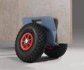 Panel dolly outside L300xW305xH310 mm with jaws Pneumatic tyres load capacity 25
