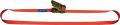 Lashing strap EN 12195-2 length 6 m width 25 mm with ratchet LC U 700 daN