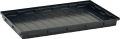 Regalwanne L980xB600xH85mmPE schwarz o.Gitterrost 30l CEMO