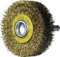 Round brush dm 80 mm 6 mm wire thickness 0.2 mm brass wire max. speed 12000 min-