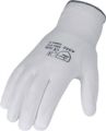 Cut-resistant gloves size 10 white HDPE w.polyurethane EN 388 category II 10 pai