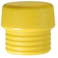Mallet percussion head yellow medium-hard polyurethane