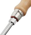 Schraubendreher Schlitz 7x125mm L.235mm 6-Kt.-Ansatz m.Lederkappe Holzheft