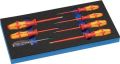 Schraubendrehersatz B.185xT.385xH.30mm1/3 Modul 7-tlg.VDE Schl.PH Spannungspr.
