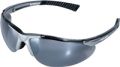 Safety goggles DAYLIGHT EN 166-1FT green arms, dark grey lenses, mirrored PC EKA