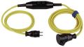 Schutzkontaktverlängerung L.4,5m 16A/230V 3x1,5mm2 IP44 Vollgummikupplung