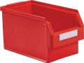 Sichtlagerkasten L350xB200xH200mm PE rot