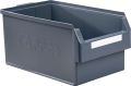 Sichtlagerkasten L500xB300xH250mm PE grau