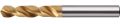 Spiralbohrer DIN 1897 Typ UNI D.10,2mm Spiral-L.43mm HSS-Co TiN ext.kurz