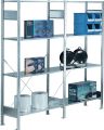 Shelving unit H2000xW1000xD300mm basic shelving galvanised 2 frames, 4 shelves l
