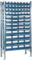 Shelving unit H2000xW1000xD400mm basic shelf 12 steel 32 x 4, 16 x 5, 16 x 6