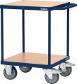 Tischwagen 2 Ladeflächen L600xB600mm saphirblau Trgf.500kg