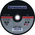 Cutting disc D115x1mm straight steel bore 22.23 mm