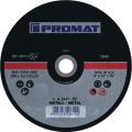 Cutting disc D115x2.5mm offset steel bore 22.23 mm PROMAT