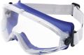 All-round vision safety goggles DAYLIGHT TOP EN 166 frame blue, lens clear polyc