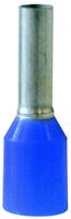 Wire end ferrule length L1/L2 14.0/8.0 mm blue w.plastic collar 2.50 (AWG 14) mm