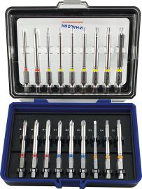 Bit Set 18 pcs. slotted/ Phillips/ Pozidriv/ Torx