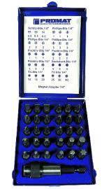 Bit-Sortiment 31-tlg. Schlitz/PZ/Torx/6K