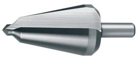 Conical sheet metal bit drill range 16-30.5 mm HSS-Co overall length 76 mm cutti
