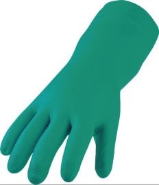 Chemical protective gloves size 10 green EN 388, EN 374 category III