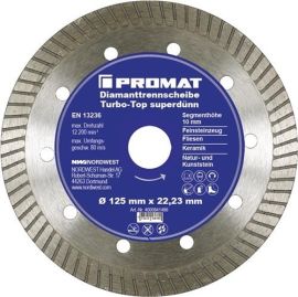 Diamond cutting disc Turbo-Top dm 115 mm bore 22.23 mm super thin 10 mm