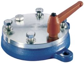 Swivel plate for jaw width 100 mm 4 mounting holes