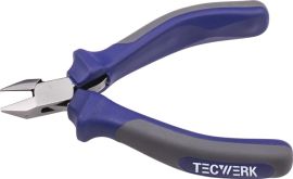 Electronic side cutter ISO 9654 L.115mm pointed hard wire dm0.5mm copper/alumini