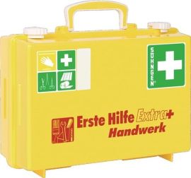 Erste Hilfe Koffer Extra+ Handwerk B310xH210xT130ca.mm leuchtgelb SÖHNGEN