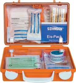 First-aid case, small QUICK-CD W260xH170xD110approx.mm orange SÖHNGEN