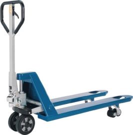 Pallet truck fork L. 1150 mm load cap. 2500 kg steel sky blue, RAL 5015 solid ru