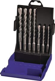 Hammerbohrersatz SDS- Plus 7tlg.5-12mm in Stahlblechkassette