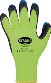 Handschuhe Forster Gr.9 neon-gelb/blau PES m.Latex EN 388,EN 511 Kat.II