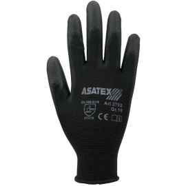 Handschuhe Gr.10 schwarz Nyl.mitPUR EN 388 Kat.II