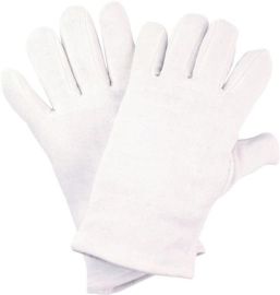 Gloves size 7 white cotton knit category I NITRAS